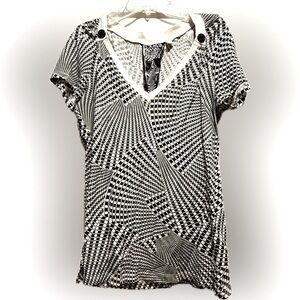 LAMB L.A.M.B fall 2008 vintage graphic optical illusion  L